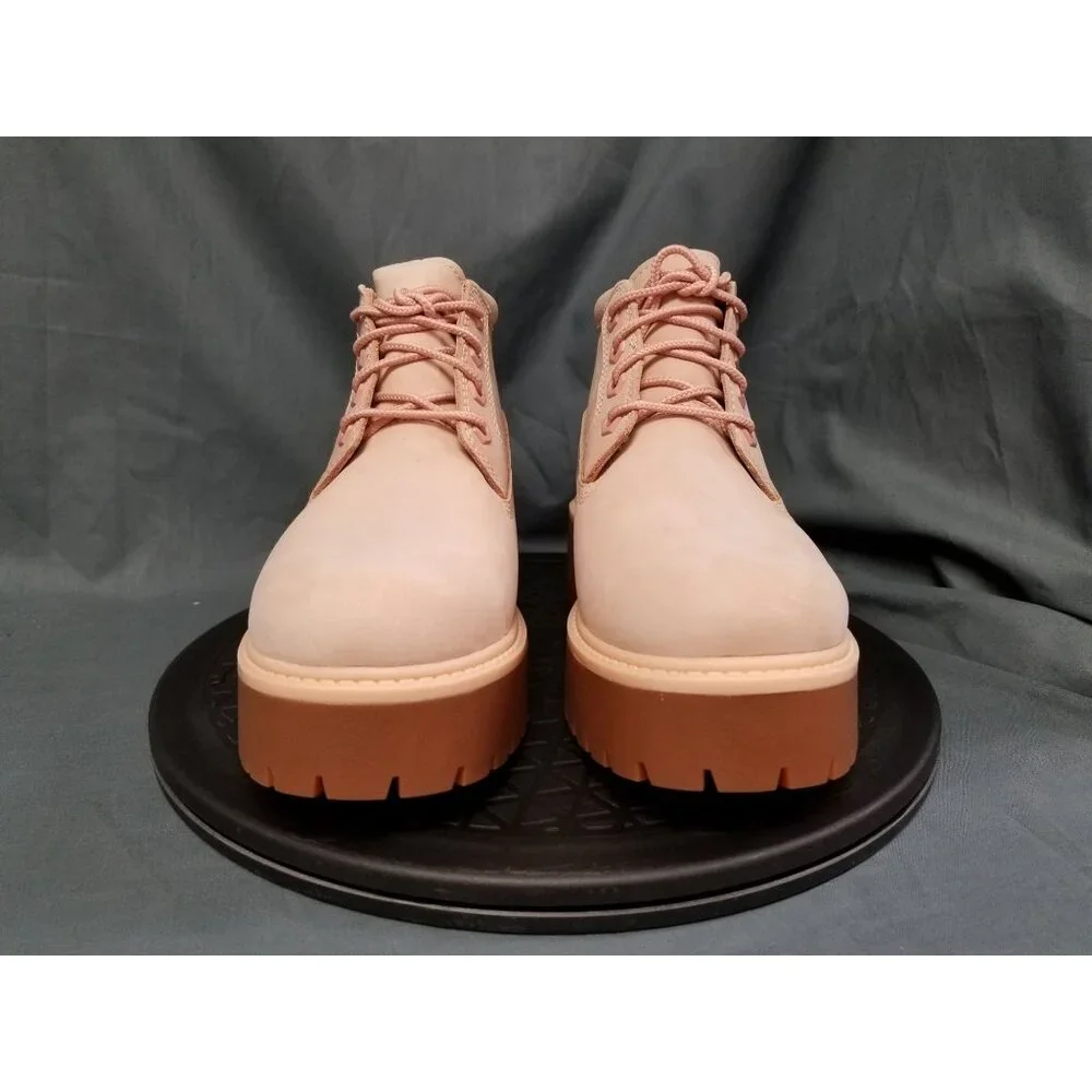 Timberland Girls Nellie Stonestreet Platform Boots Pink Size 4.5 NEW IN BOX! - Picture 3 of 12